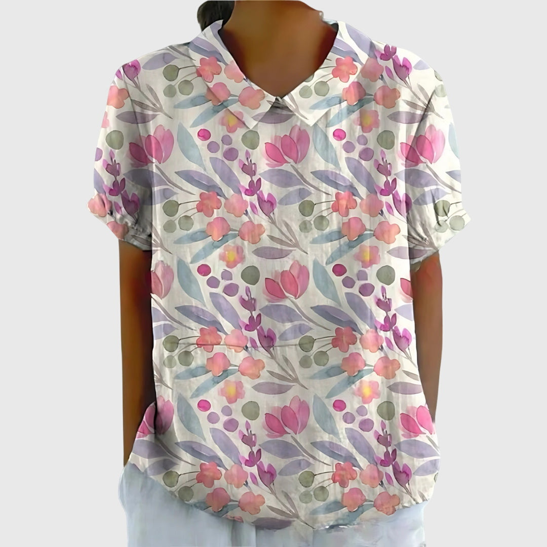Imprimé Floral Blanc / 4XL