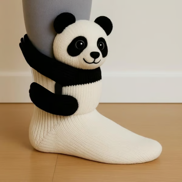 Panda noir et blanc / Une taille convient à tous