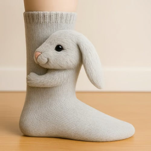 Lapin gris clair / Une taille convient à tous