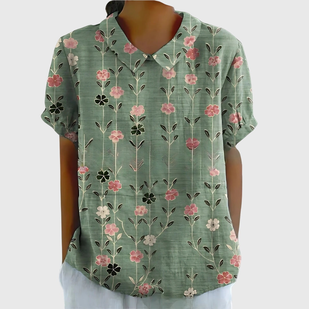 Imprimé Floral Vert / 4XL